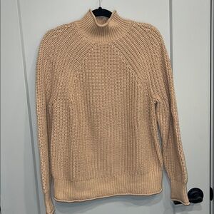 J. Crew Women's Beige Turtleneck Sweater Small